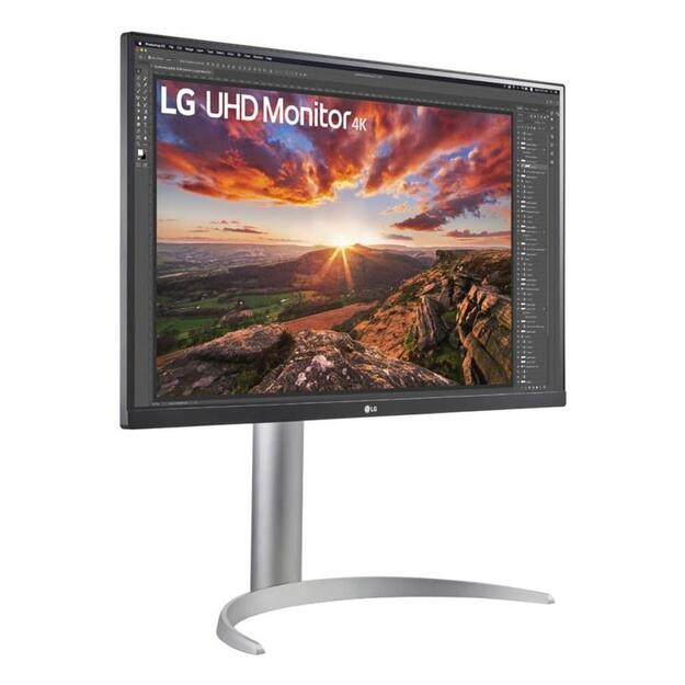 LCD Monitor|LG|27UP850K-W|27 |Gaming|Panel IPS|3840x2160|16:9|60 Hz|5 ms|Pivot|Height adjustable|Tilt|Colour Black|27UP850K-W 16