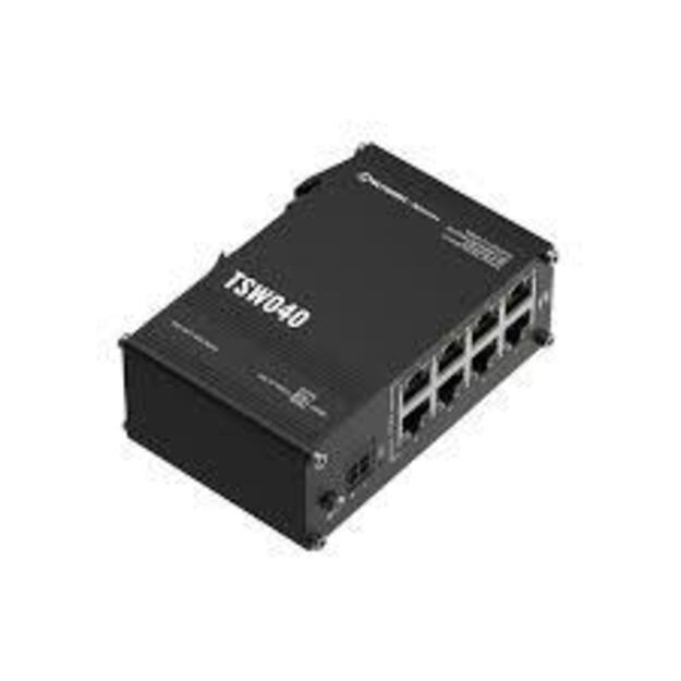 Switch|TELTONIKA|TSW040|8xRJ45|PoE+ ports 8|240 Watts|TSW040