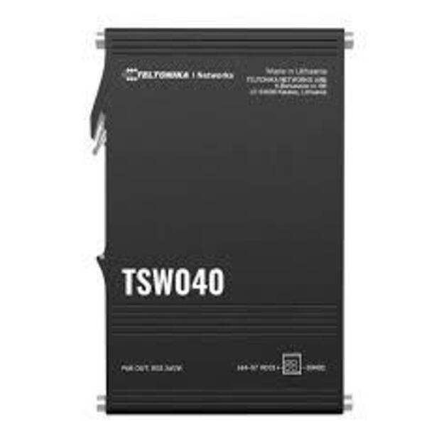 Switch|TELTONIKA|TSW040|8xRJ45|PoE+ ports 8|240 Watts|TSW040