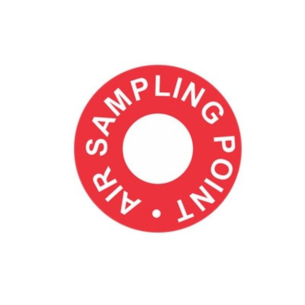 Lipdukas "AIR SAMPLING POINT"
