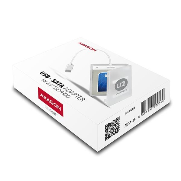 HDD ACC ADAPTER USB2.0 CASE/2.5  SATA ADSA-1S AXAGON