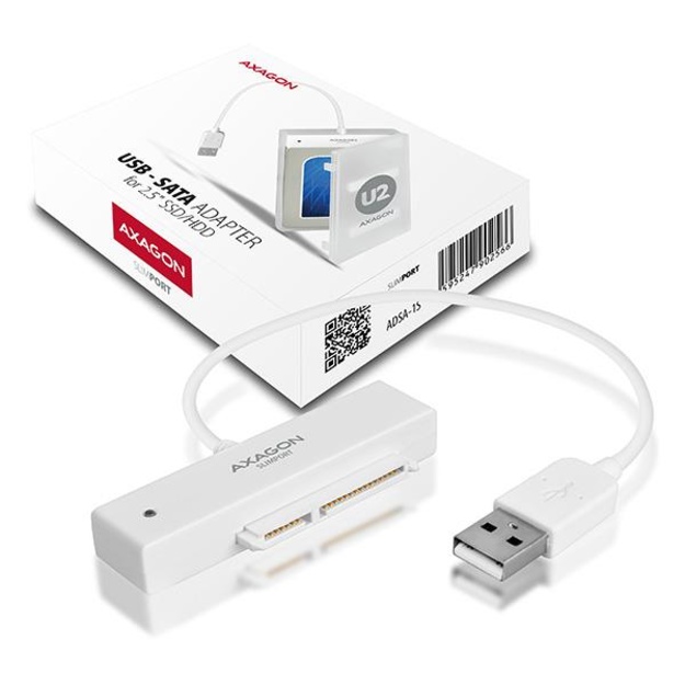 HDD ACC ADAPTER USB2.0 CASE/2.5  SATA ADSA-1S AXAGON