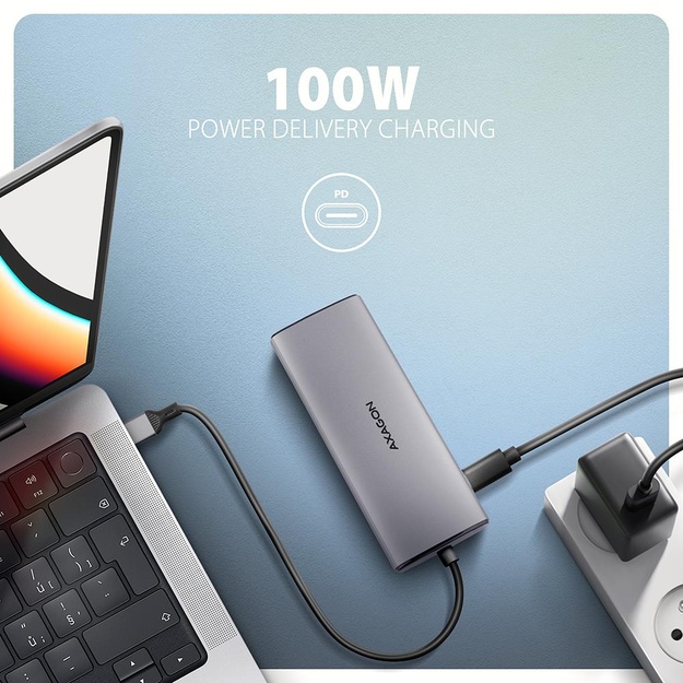 I/O HUB USB-C 6IN1 10GBPS/0.15M HMC-6G2L AXAGON