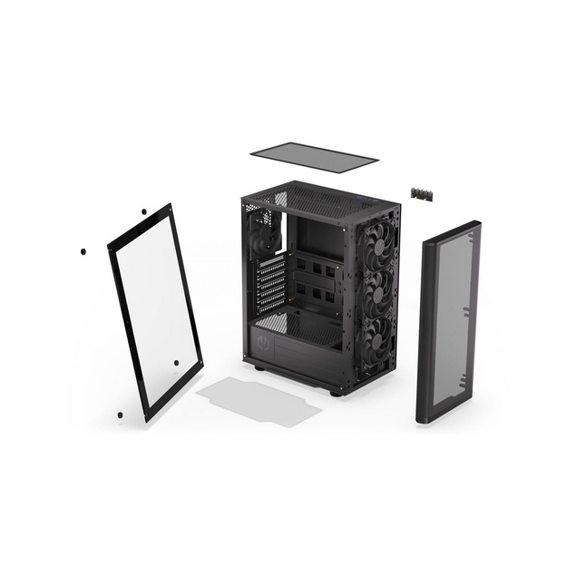 CASE MIDITOWER ATX W/O PSU/VENTUM 200 AIR EY2A002 ENDORFY