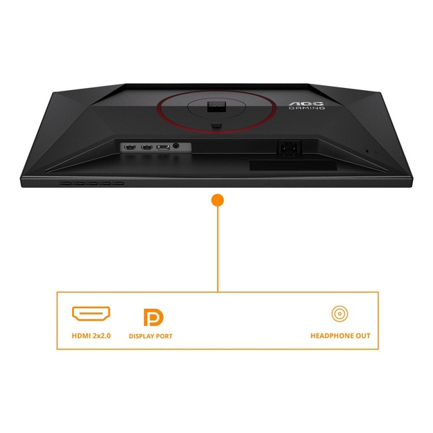 AOC 24G4ZR Gaming 23.8inch 16:9 Fast IPS 260Hz 1920x1080 HAS 130mm 2xHDMI 2.0 DP 1.4