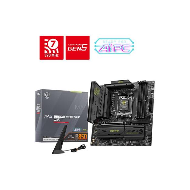 MSI MAG B850M MORTAR WIFI AM5 mATX MB