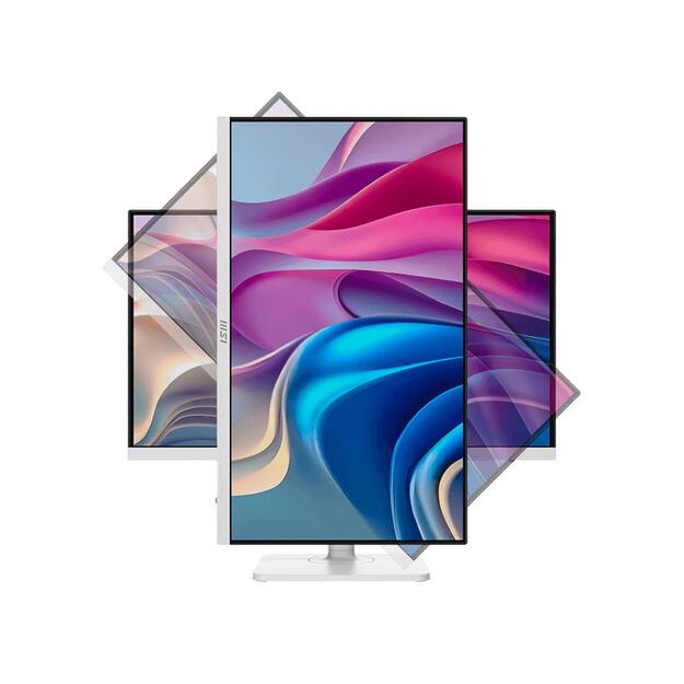 LCD Monitor|MSI|MODERN MD272UPHW|27 |Business/4K|Matte|Panel IPS|3840x2160|16:9|60Hz|4 ms|Speakers|Colour White|MODERNMD272UPHW 1