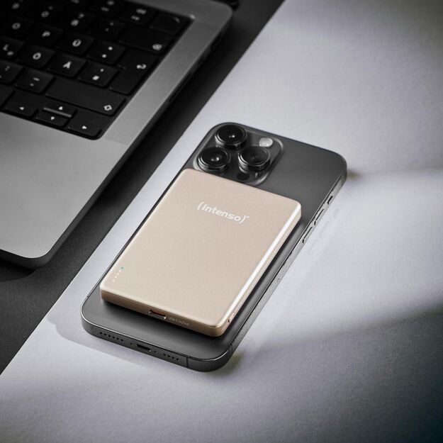 POWER BANK USB 5000MAH MAG/CHAMPAGNE 7344021 INTENSO