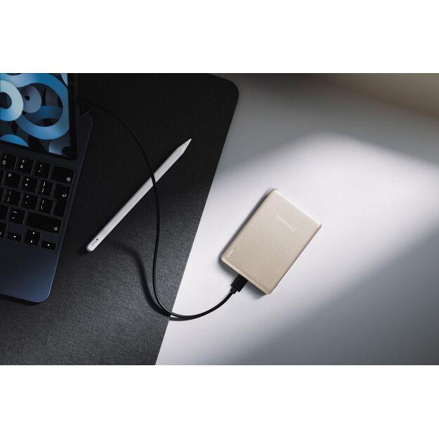 POWER BANK USB 5000MAH MAG/CHAMPAGNE 7344021 INTENSO