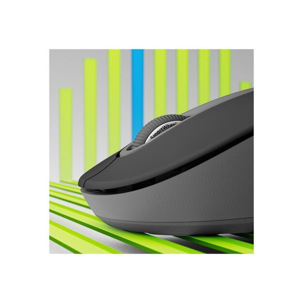 LOGITECH Signature M650 L for Business Mouse right-handed 5 buttons wireless Bluetooth 2.4 GHz Bolt USB receiver 9