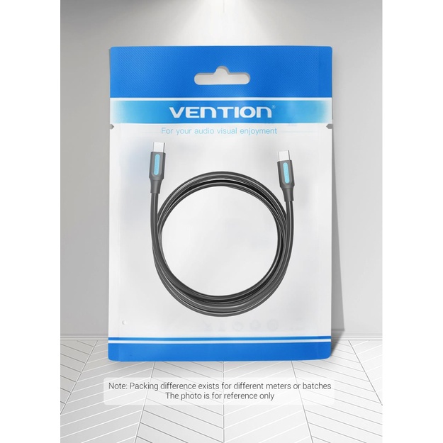CABLE USB-C TO USB-C/1M BLACK COSBF VENTION