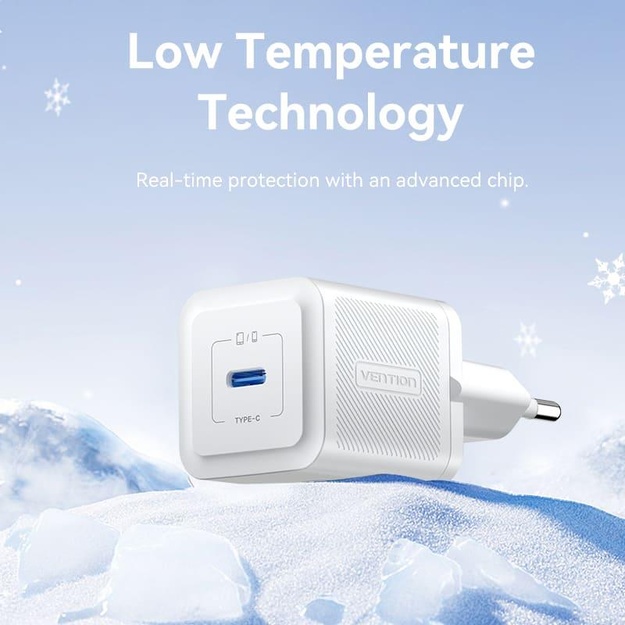 MOBILE CHARGER WALL 20W USB-C/1P WHITE FEPW0-EU VENTION