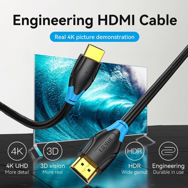 CABLE HDMI 8M/AACBK VENTION