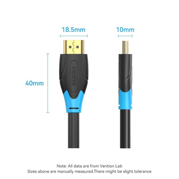 CABLE HDMI 8M/AACBK VENTION