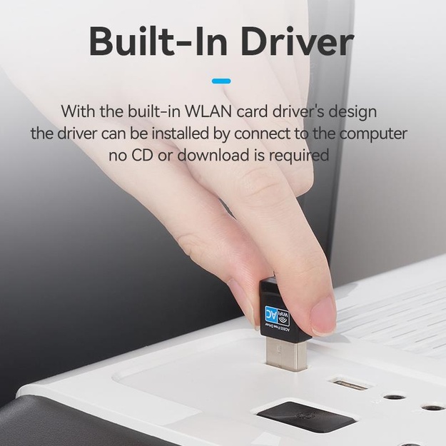 WRL ADAPTER USB 2.4G/5G WI-FI/KDSB0 VENTION