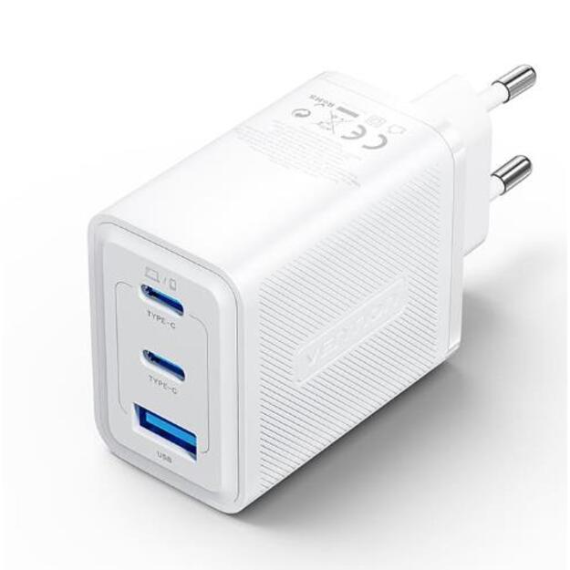 MOBILE CHARGER WALL 65W USB/3P WHITE FERW0-EU VENTION