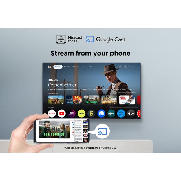 TV Set|TCL|55  |4K Ultra HD|3840 x 2160 pixels|Flat|16:9|DLED|55V6C 20