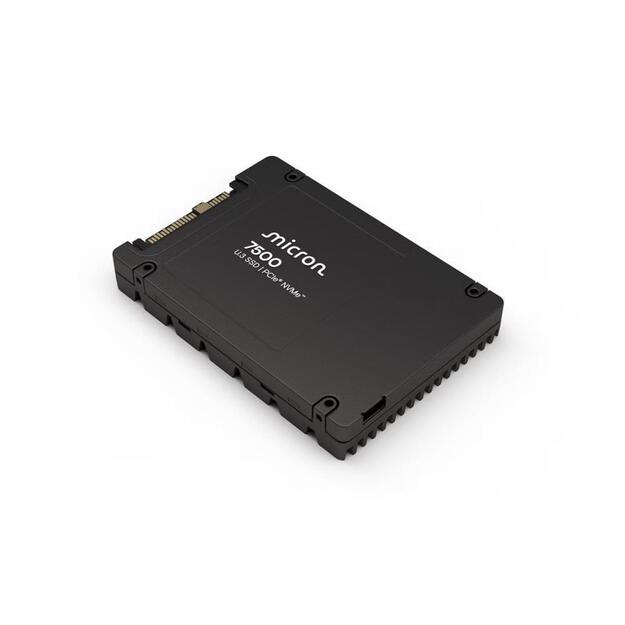 SSD|MICRON|SSD series 7500 MAX|1.6TB|PCIe Gen4|NVMe|NAND flash technology 3D NAND|Write speed 5900 MBytes/sec|Read speed 7000 MBytes/sec|Form Factor U.3|TBW 35040 TB|MTBF 2000000 hours|MTFDKCC6T4TGQ-1BK1DABYYR