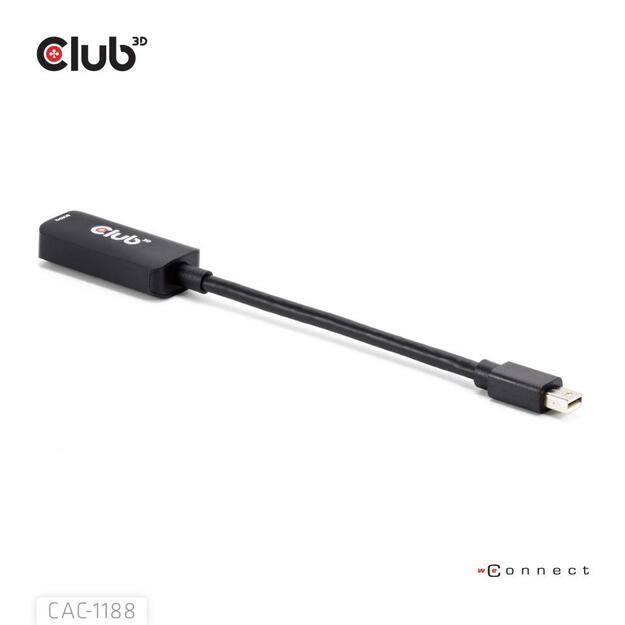 I/O ADAPTER MINI DP TO HDMI/M/F CAC-1188 CLUB3D 1
