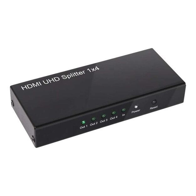 I/O VIDEO SPLITTER HDMI 4PORT/4K60HZ 2.0 UHD CSV-1380 CLUB3D