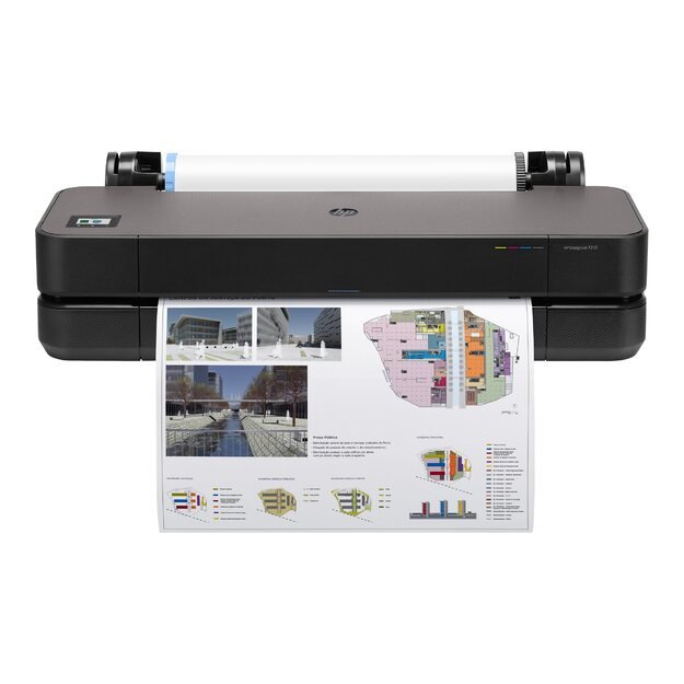 HP DesignJet T250 24inch LFP 2025 Colour Ink-Jet A1 ANSI D 2400x1200dpi 0.5 min/page USB LAN Wi-Fi 10