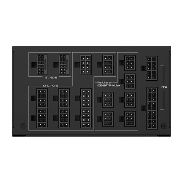 Power Supply|GIGABYTE|GP-UD1600PM PG5|1600 Watts|Efficiency 80 PLUS PLATINIUM|PFC Active|GP-UD1600PMPG5