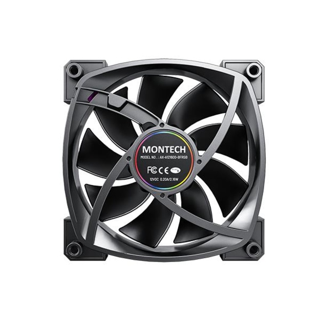 CASE FAN 120MM/AX120 PWM BLACK MONTECH