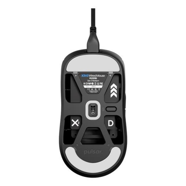 MOUSE USB OPTICAL X2/MEDIUM BLACK PX2221D PULSAR
