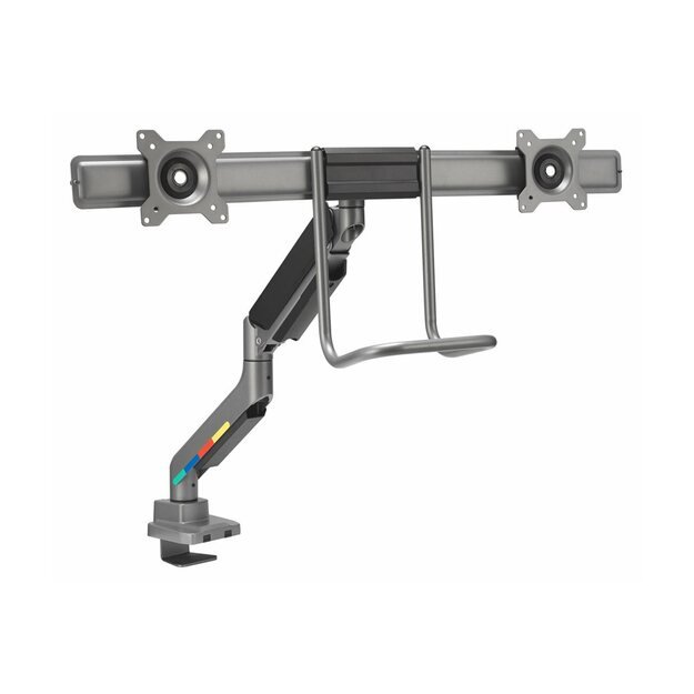 KENSINGTON SmartFit dual monitor arm with crossbar and handle 3