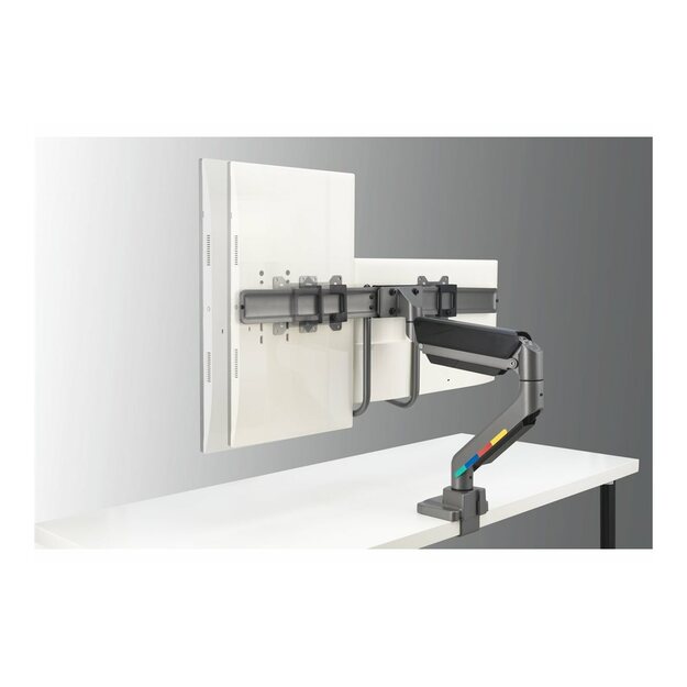 KENSINGTON SmartFit dual monitor arm with crossbar and handle 8