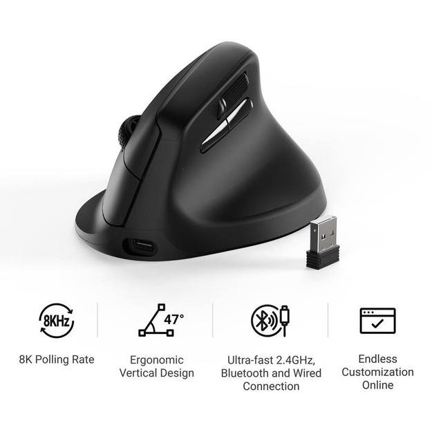 MOUSE USB OPTICAL WRL M5/BLACK M5-A23 KEYCHRON