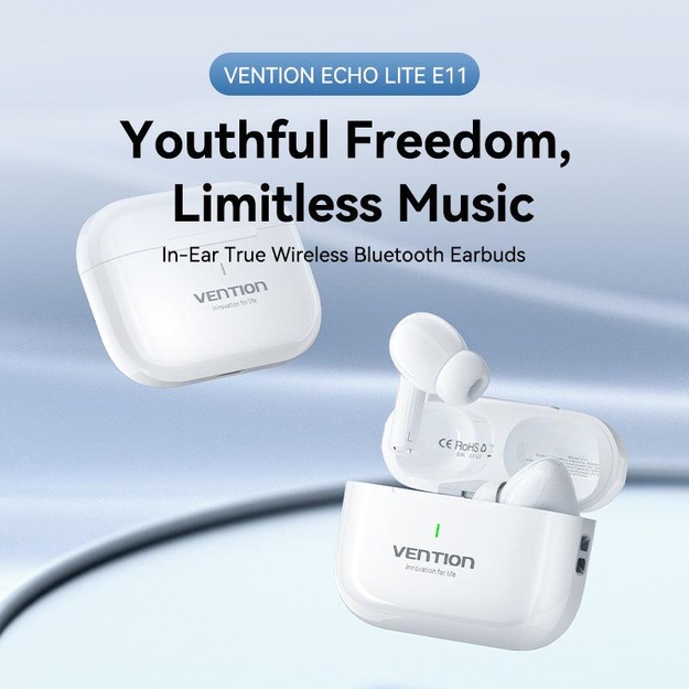 HEADSET WRL ECHO LITE E11/WHITE NBVW0 VENTION