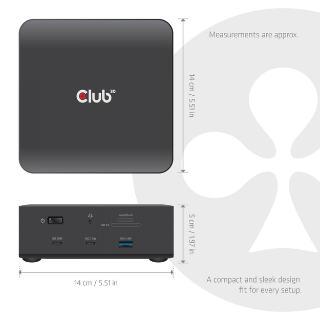NB ACC DOCKING STATION 13-IN-1/THUNDERBOLT CSV-2562 CLUB3D