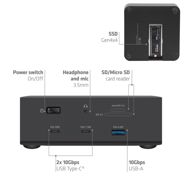 NB ACC DOCKING STATION 13-IN-1/THUNDERBOLT CSV-2562 CLUB3D