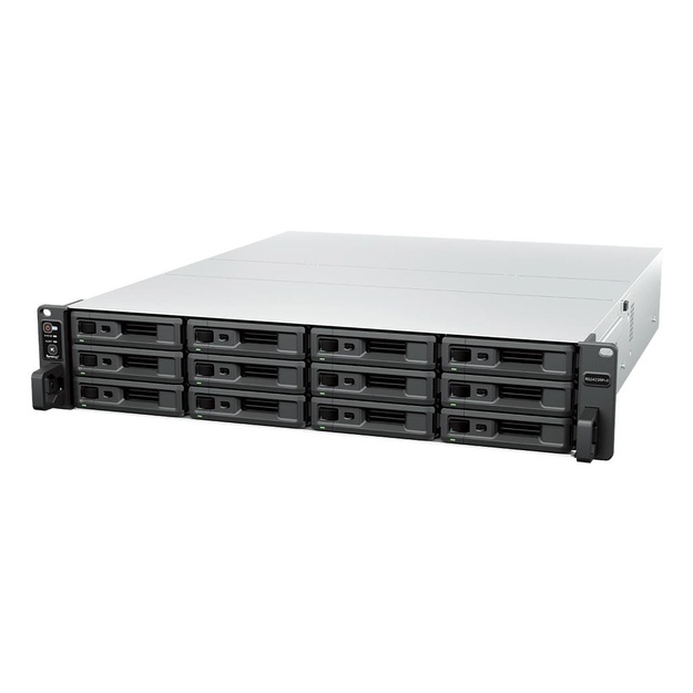 SYNOLOGY RS2423RP+II 12-BAY Rackstation AMD Ryzen Embedded V1780B 8GB RAM HDD/SSD Only