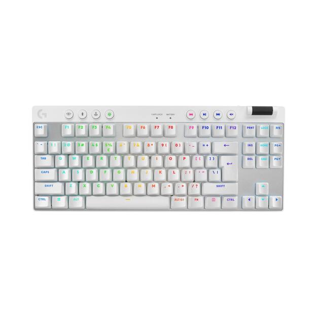 KEYBOARD WRL PRO X TKL/WHITE 920-012148 LOGITECH