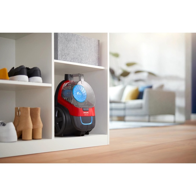 Vacuum Cleaner|PHILIPS|FC9330/09|Canister/Bagless|900 Watts|Capacity 1.5 l|Noise 76 dB|Black / Red|Weight 4.5 kg|FC9330/09