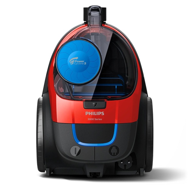 Vacuum Cleaner|PHILIPS|FC9330/09|Canister/Bagless|900 Watts|Capacity 1.5 l|Noise 76 dB|Black / Red|Weight 4.5 kg|FC9330/09