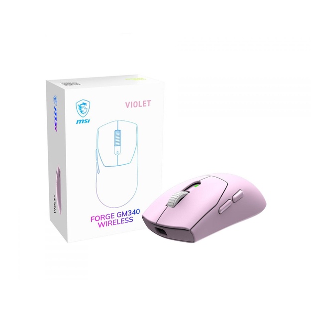 MOUSE USB OPTICAL WRL GAMING/FORGE GM340 WRL VIOLET MSI
