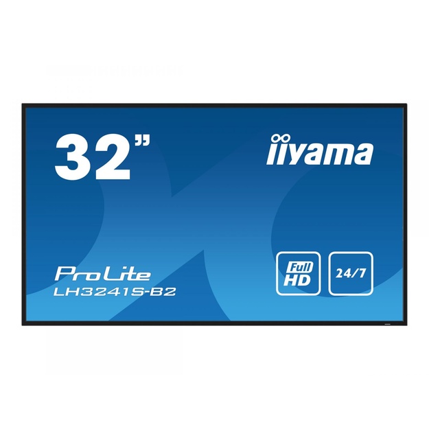 IIYAMA LH3241S-B2 32inch 1920x1080 FHD IPS panel 350cd/m2 1200:1 Static Contrast 8ms Landscape or Portrait mode