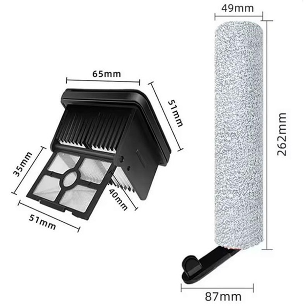 Vacuum Cleaner Accessory|DREAME|Cleaning kit|Model HCKI|Black|For H15 Pro, H12 Pro Flex Reach, H13 Flex Reach, H15|HCKI
