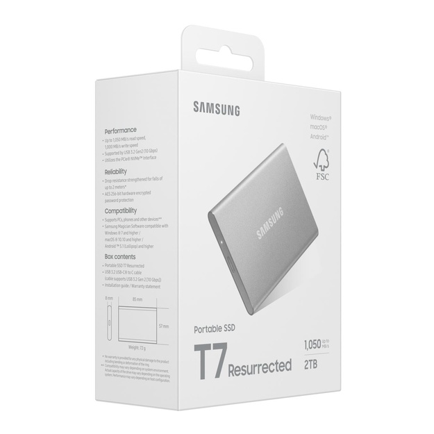 External SSD|SAMSUNG|Read speed 1050 MB/s|Write speed 1000 MB/s|2000 GB|MU-PD2T0G/WW