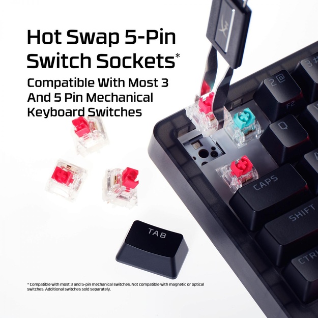 KEYBOARD ORIGINS 2 65 RGB/BLACK B4QS3AA#ABA HYPERX
