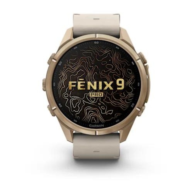 SMARTWATCH FENIX 9 PRO/AUT. GOLD 010-04335-21 GARMIN