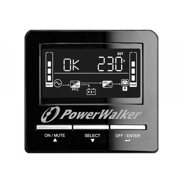 POWERWALKER UPS Line-Interactive 2000VA CW FR USB IEC RS-232 EPO