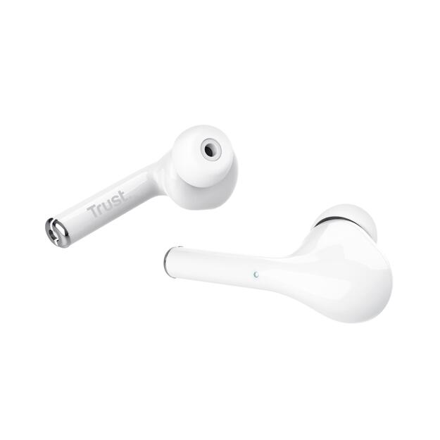 Ausinės vidinės belaidės HEADSET NIKA TOUCH BLUETOOTH/WHITE 23705 TRUST 6