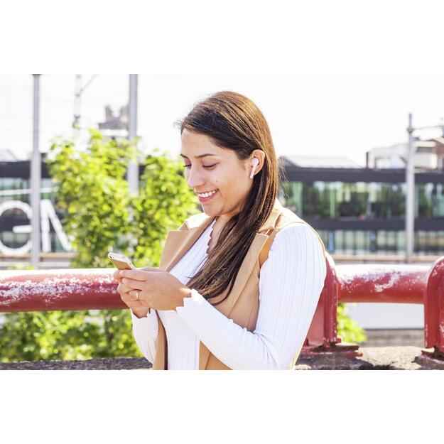 Ausinės vidinės belaidės HEADSET NIKA TOUCH BLUETOOTH/WHITE 23705 TRUST 12