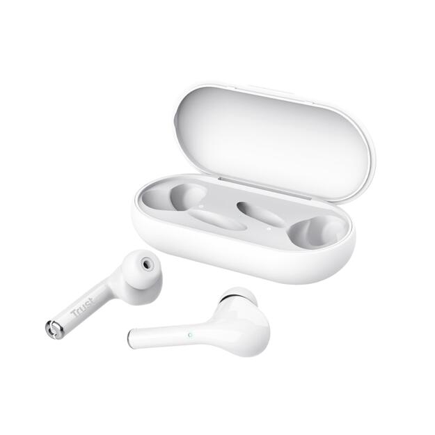 Ausinės vidinės belaidės HEADSET NIKA TOUCH BLUETOOTH/WHITE 23705 TRUST 4