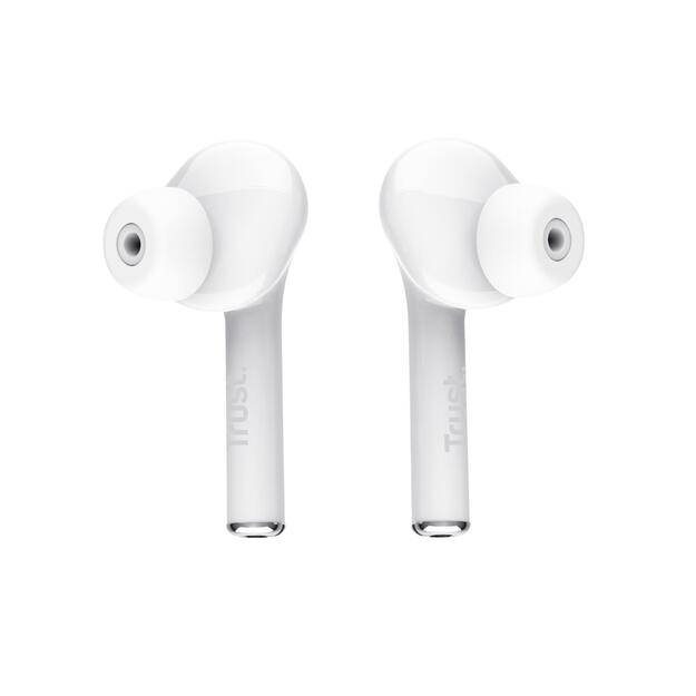 Ausinės vidinės belaidės HEADSET NIKA TOUCH BLUETOOTH/WHITE 23705 TRUST 8