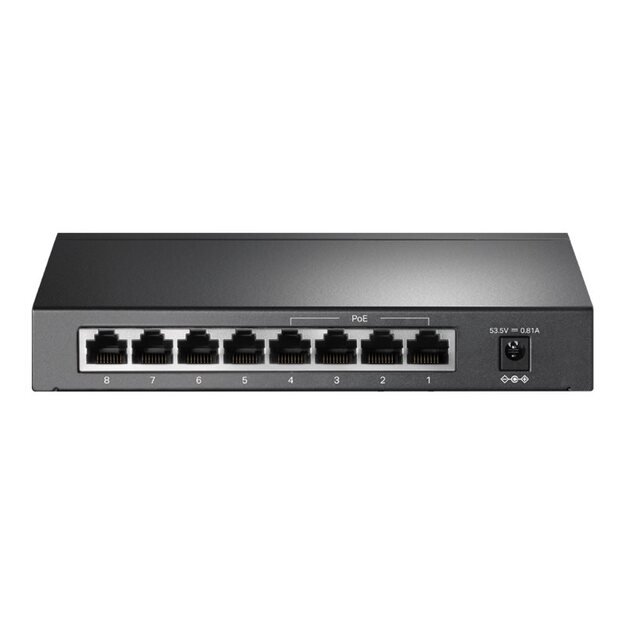 Komutatorius TP-LINK TL-SF1008LP Desktop 8x10Base-T 100Base-TX PoE ports 4